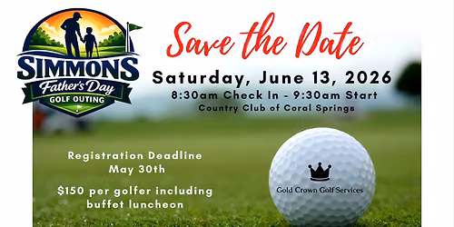Simmons Father's Day Golf Outing