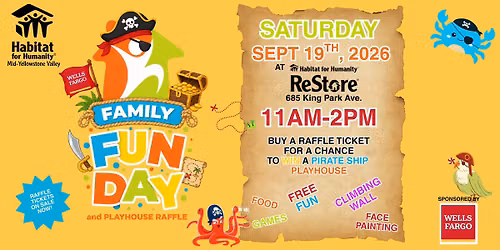 Family Fun Day and Playhouse Raffle
