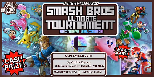 Super Smash Bros. Ultimate Charity Tournament! (and MarioKart)