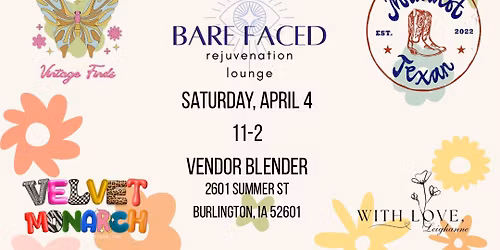 Vendor Blender @ Bare Faced