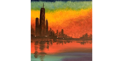 Monet's Chicago Twilight - Paint and Sip in Chicago | Classpop!\u2122