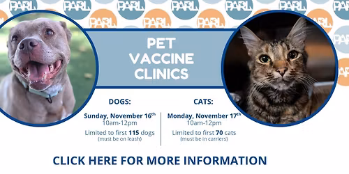 LOW-COST PREVENTATIVE PET CARE CLINIC *DOGS ONLY*