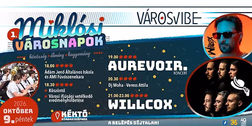 \ud83c\udf89 Mikl\u00f3si V\u00e1rosnapok \/\/ V\u00e1rosi Vibe 10.09. \ud83c\udf89