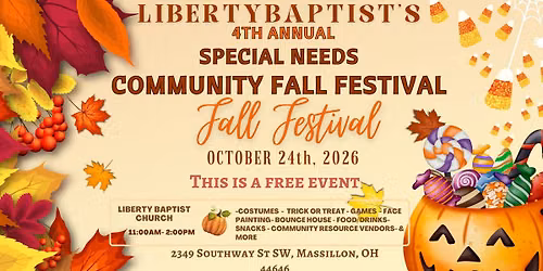 Liberty's Special Needs Community Fall Festival