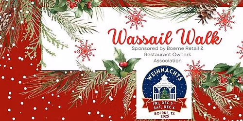 Boerne Wassail Walk 2025