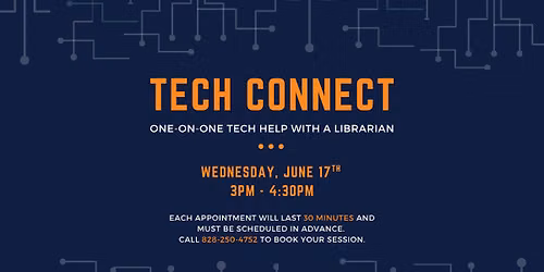 Tech Connect: One-on-One Tech Help with a Librarian