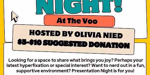 Presentation Night - hosted by Olivia Nied