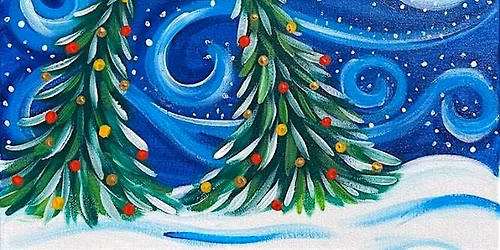 Starry Night Holiday Paint N Sip