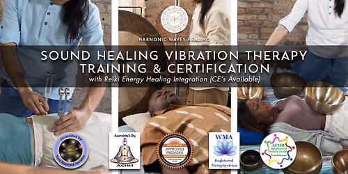 Sound Healing Certification Vibration Therapy - CE available (Homer Glen)