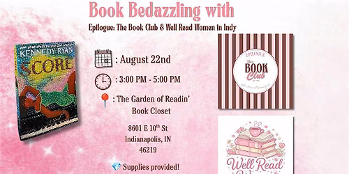 Epilogue x Well Read Women: Book Bedazzle Meet Up