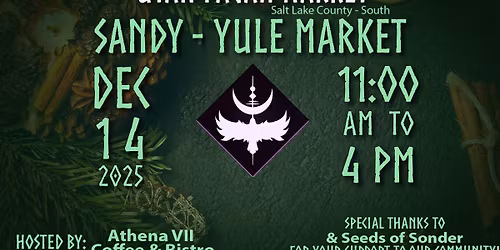 Yule Market\u2013 SANDY Utah Pagan Market