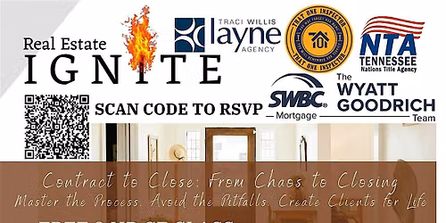 FREE 3 HOUR CE CLASS FOR REALTOR:Contract to Close: From Chaos to Closing