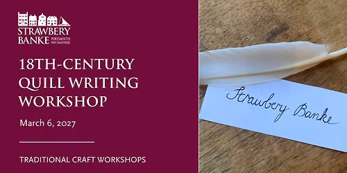 18th-Century Quill Writing Workshop