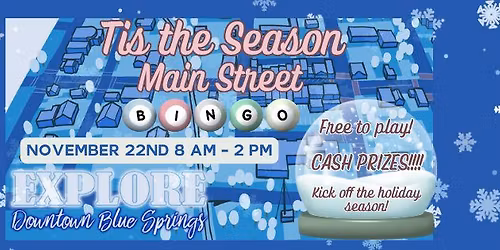 Tis the Season Main Street Bingo!