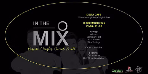 Singles Event - Pizza & Wine Night @ Delta Cafe