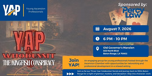 Young Ascension Professionals Murder Mystery Event