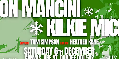 Rhumba Club Pres XMAS ELECTRIC DREAMS - Dec 6th -CANVAS, Dundee