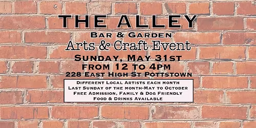 The Alley Arts & Craft May Event