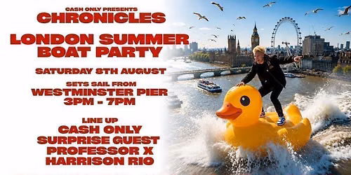 House & Garage Boat Party | Chronicles on The Thames