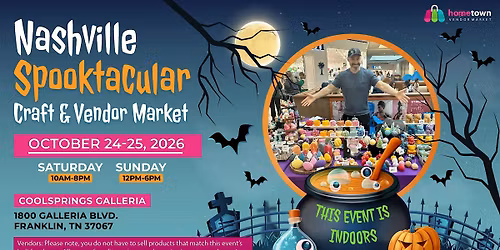Nashville Spooktacular Craft & Vendor Market