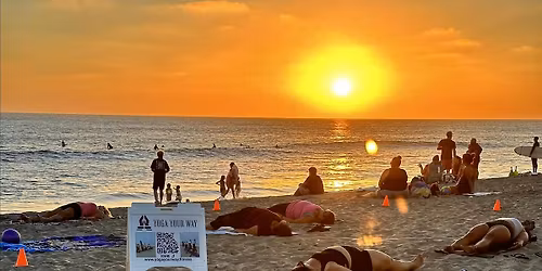 Copy of Sunset Strength & Surrender: Beach Pilates + Yin Yoga