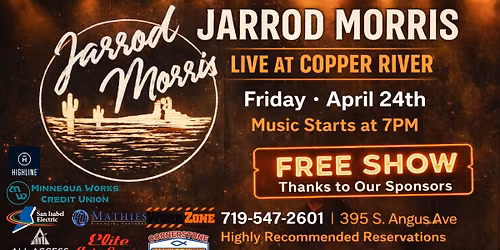 Jarrod Morris Band w\/Special Guest Bailey Wilkes
