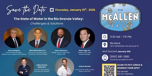 January Member Meeting | The State of the Water in the RGV
