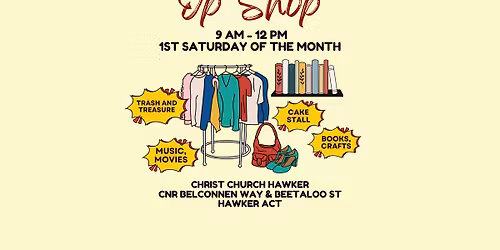 Op shop at Christ Church Hawker