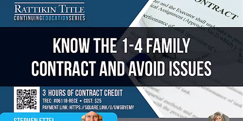 Know the 1-4 Family Contract and Avoid Issues