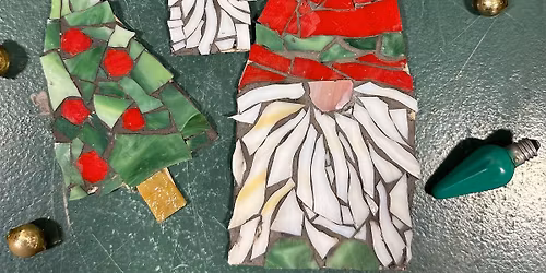 Stained Glass Mosaic Ornaments: Trees & Gnomes with Jenny Sue