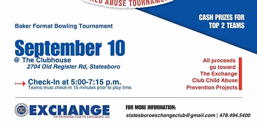 Strikeout Child Abuse Bowling Tournament