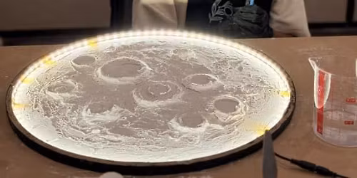 Moon Lamp Art Class