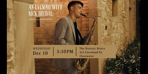Live Jazz Music with Nick Bredal