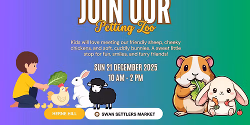 FREE Petting Zoo with Farmer Damian