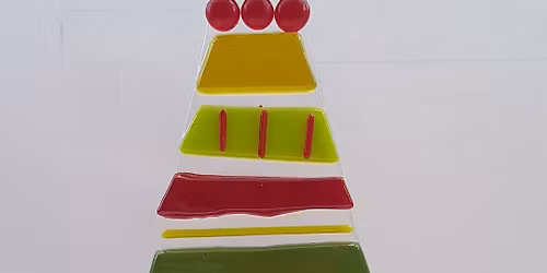 Make a fused glass Christmas Tree and presents in a pot with Amanda Brown on Friday 7th November, 25