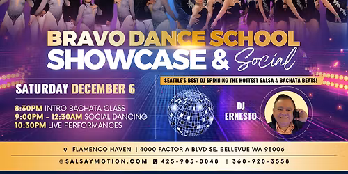 Bravo Dance School Showcase & Social!