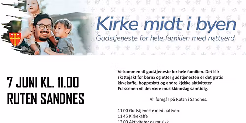 KIRKE MIDT I BYEN - gudstjeneste i Rutenparken