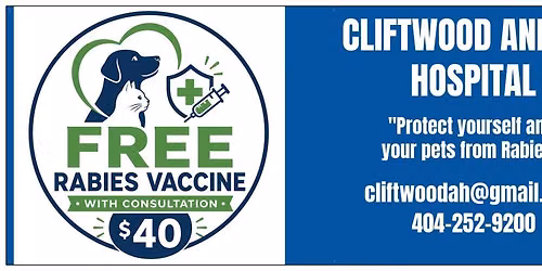 Free Rabies Vaccine on June 13th 2026