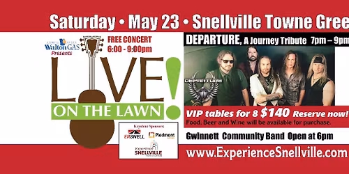 Live on the Lawn Summer Concert Series featuring DEPARTURE on May 23, 2026