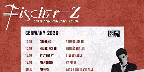 Fischer-Z Essen Tickets