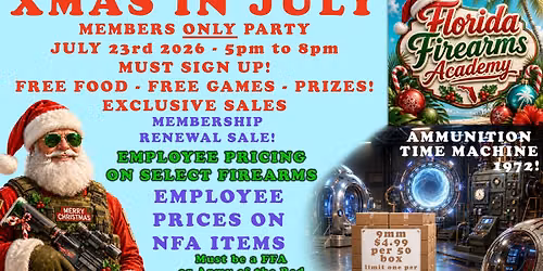 FFA's Christmas in July Party
