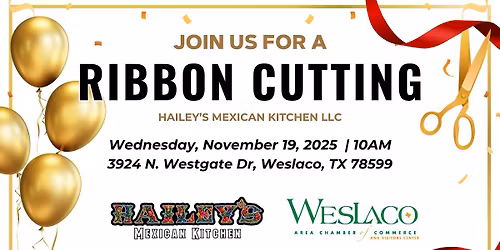 Ribbon Cutting: Hailey's Mexican Kitchen LLC
