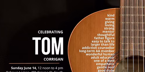 Celebrating Tom - A day of music and memories