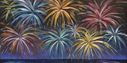 Paint+Sip Fireworks
