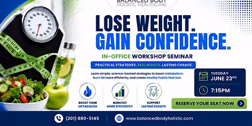 Drop The Pounds With Confidence: FREE Weight Loss Seminar in Paramus, NJ