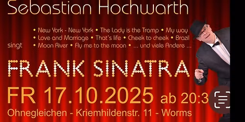 Sebastian Hochwarth singt Frank Sinatra