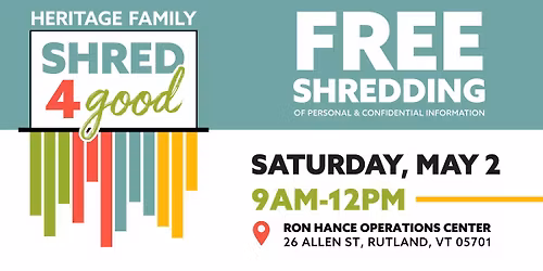 Heritage Family's Free Community Shredding Event