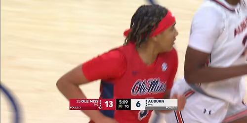 Auburn Tigers at Ole Miss Rebels Womens Basketball at The Pavilion at Ole Miss