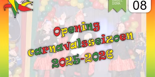 Elfde vd Elfde: Opening carnavalseizoen 2025\/26 CC Giegeldonk
