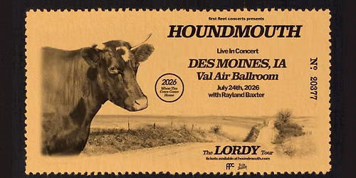 Houndmouth with Rayland Baxter at Val Air Ballroom